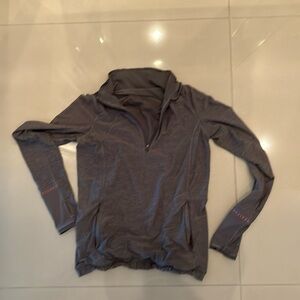 Lulu Lemon Grey Top Long Sleeve